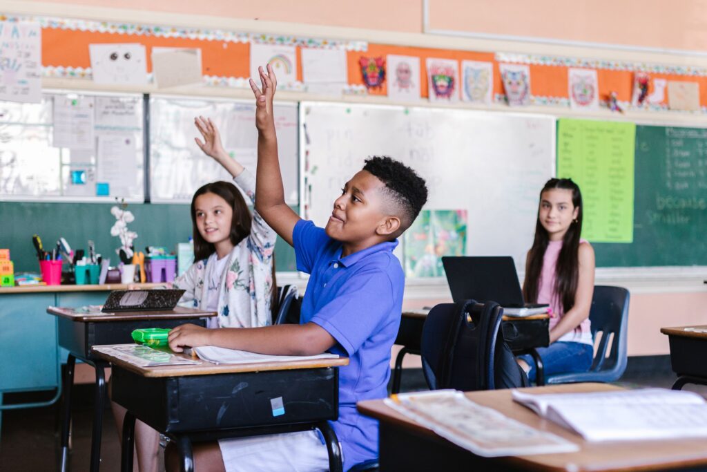 young student entrepreneur classroom