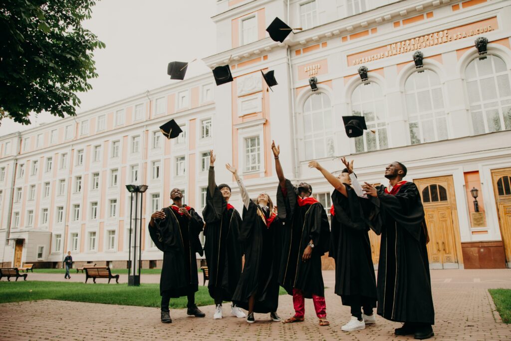 Student in graduation