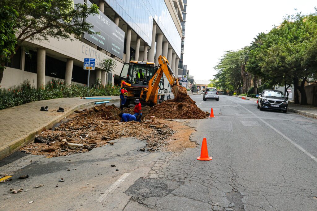 Gauteng infrastructure construction