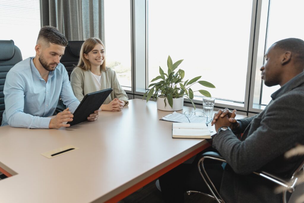 job interview panel office